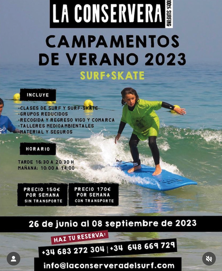 campamentos surf verano 2023