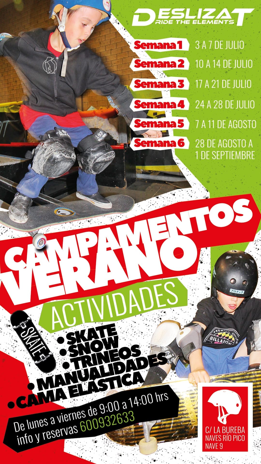 campamento verano deslizat