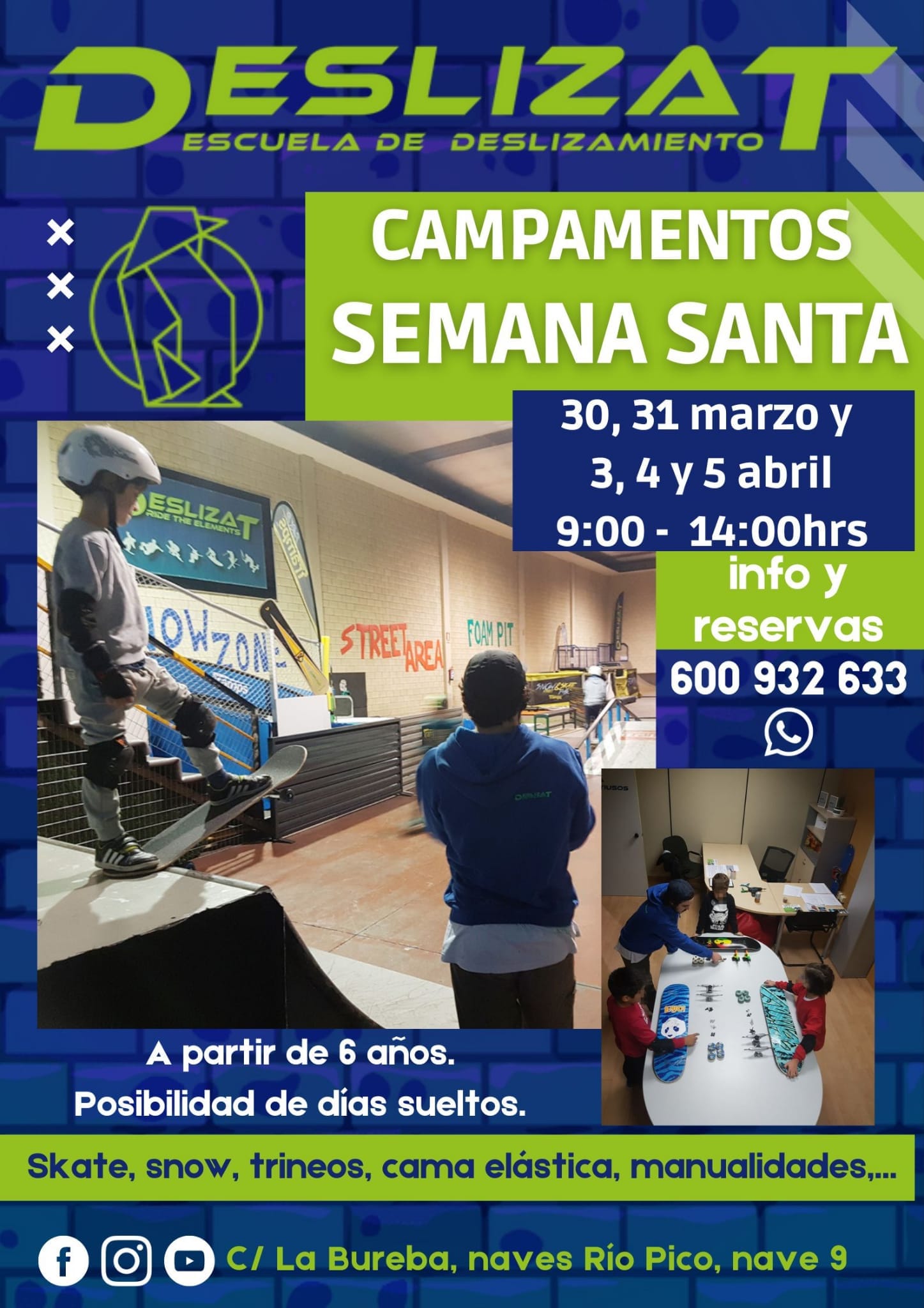 deslizat campamento semana santa