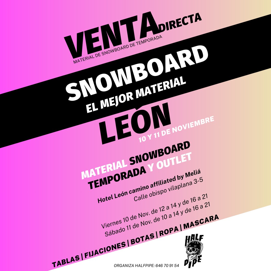halfpipe snowboard leon