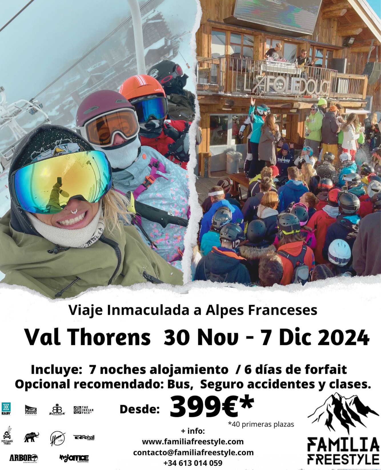 viaje val thorens diciembre