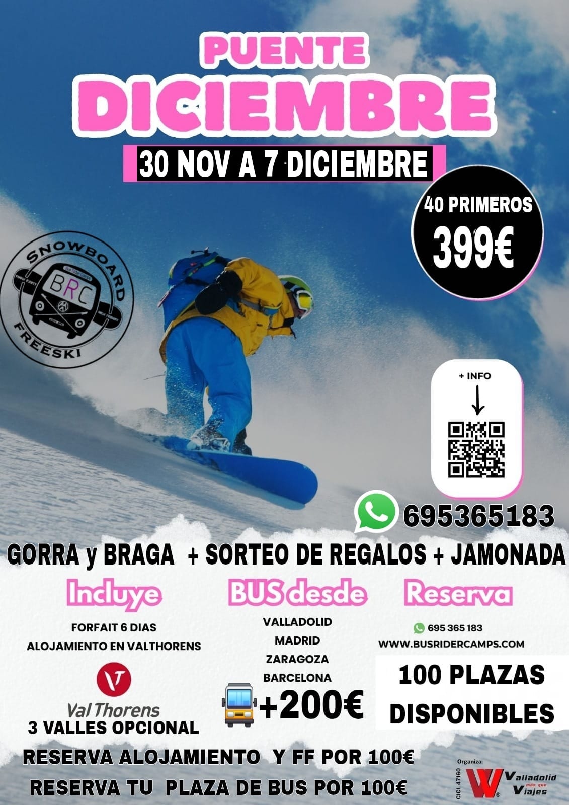 viaje val thorens diciembre