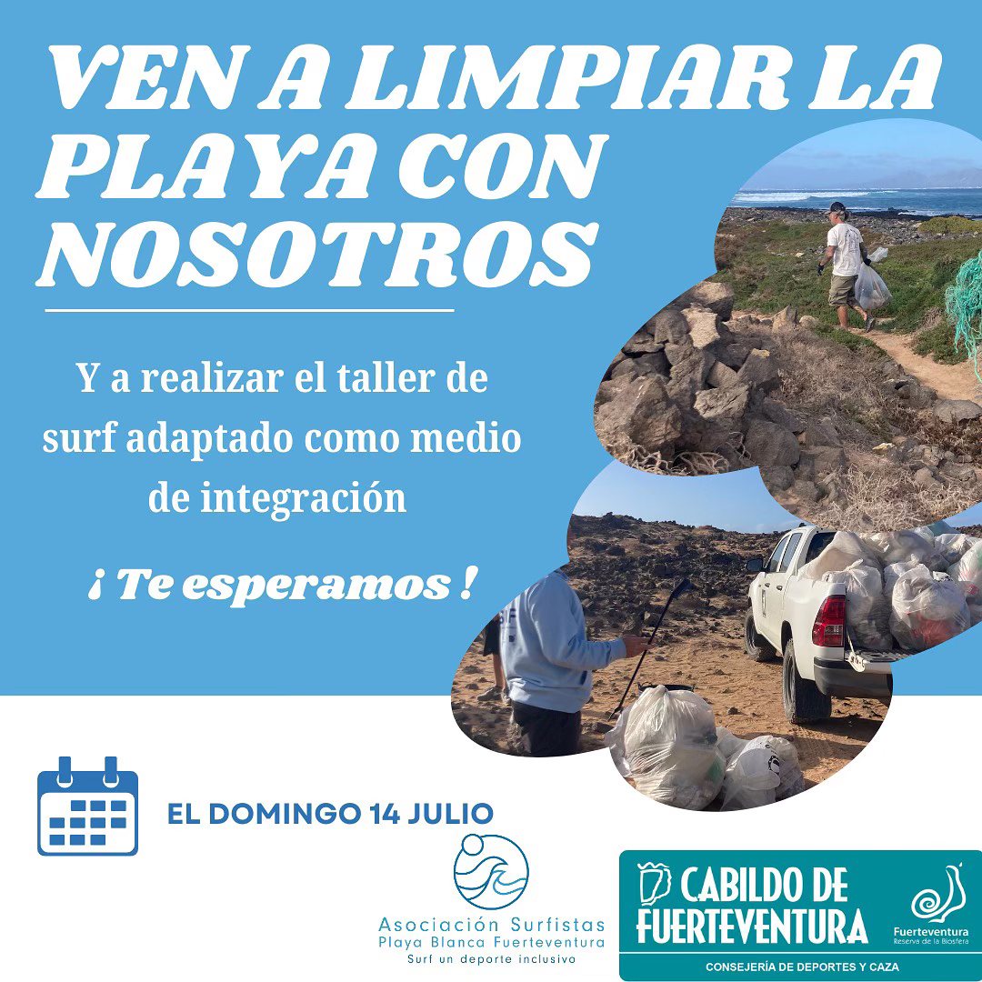 jornada limpieza playa blanca