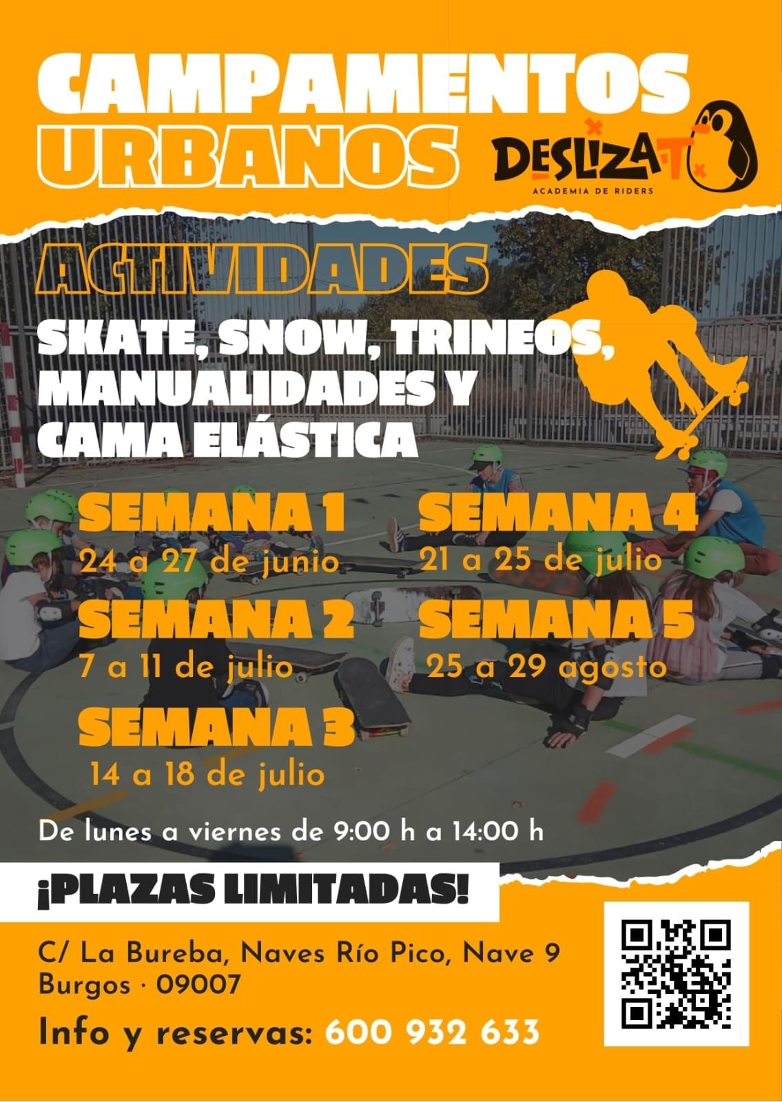 campamentos urbanos deslizat