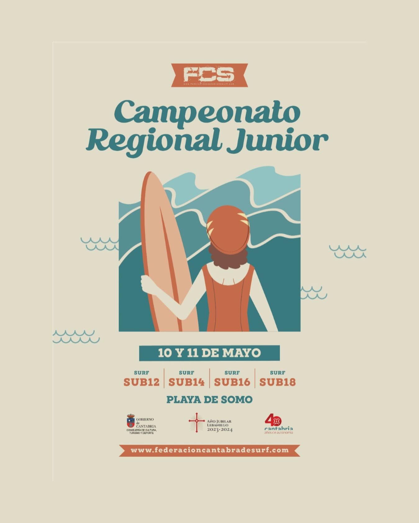 campeonato regional junior surf somo