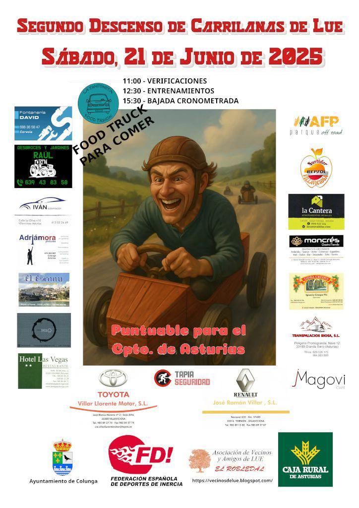 segundo descenso carrilanas lue