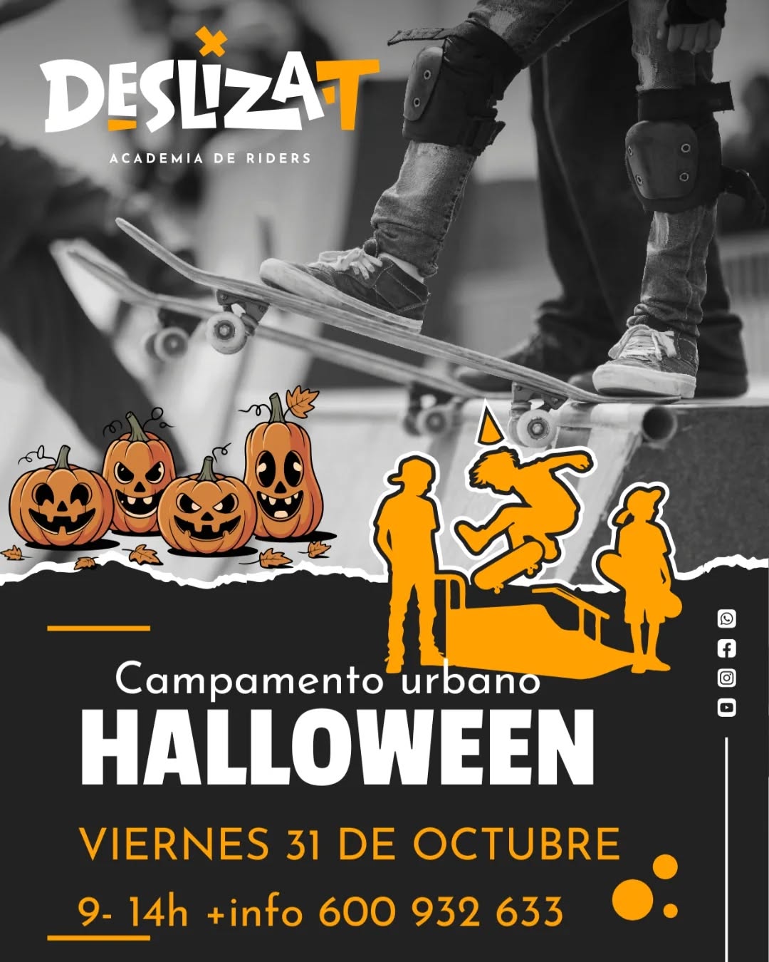 campamento urbano halloween deslizat