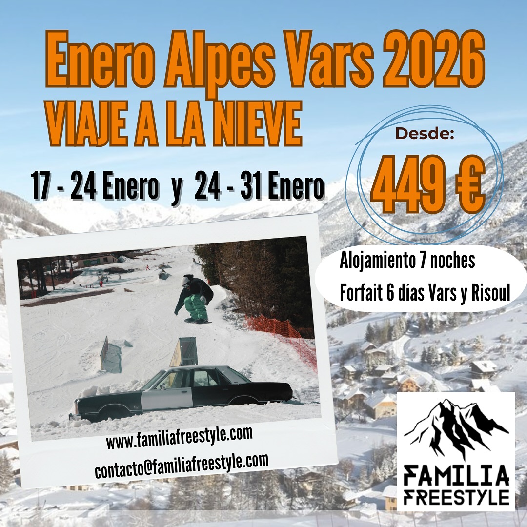 viaje alpes enero familia freestyle