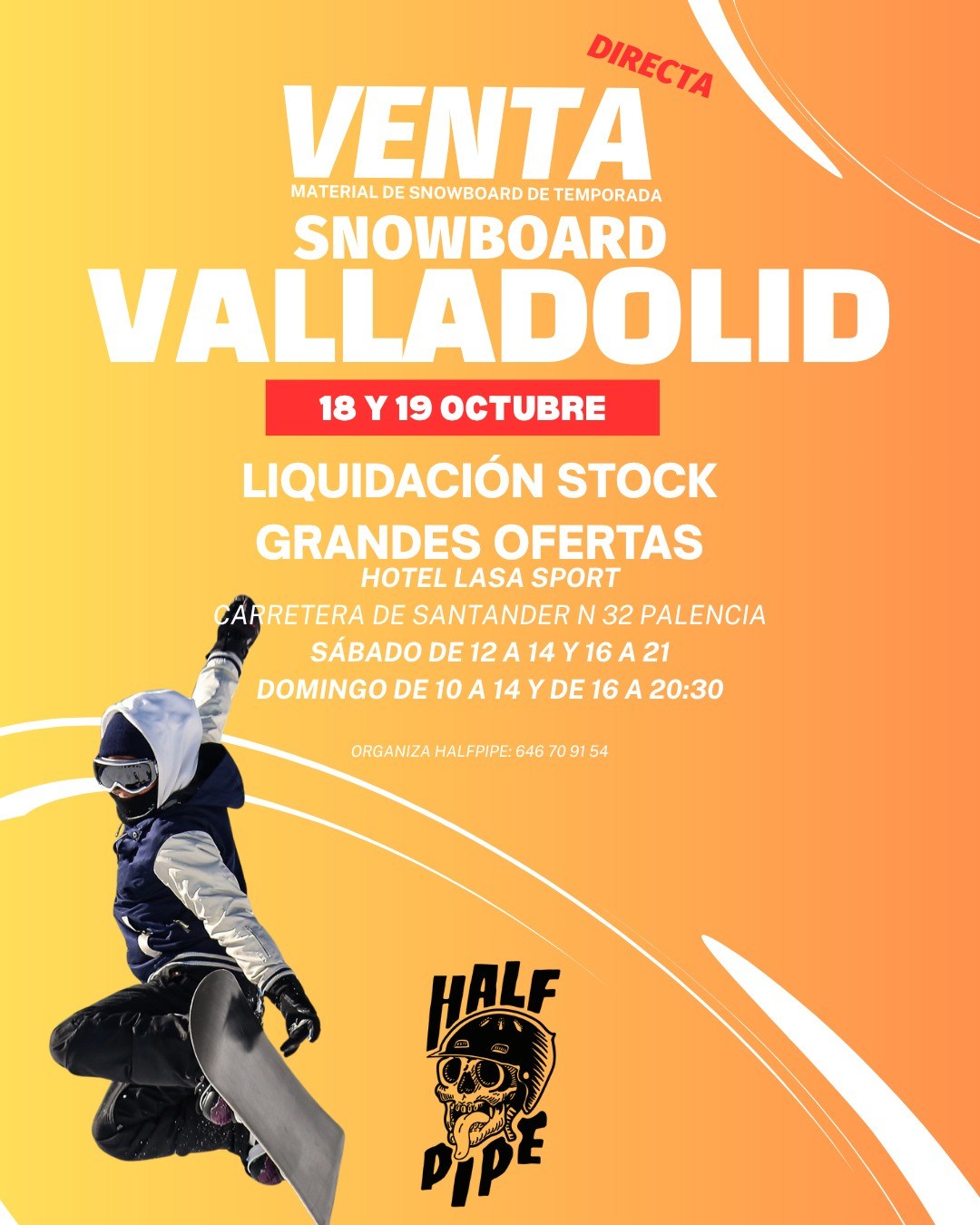 venta material snowboard valladolid