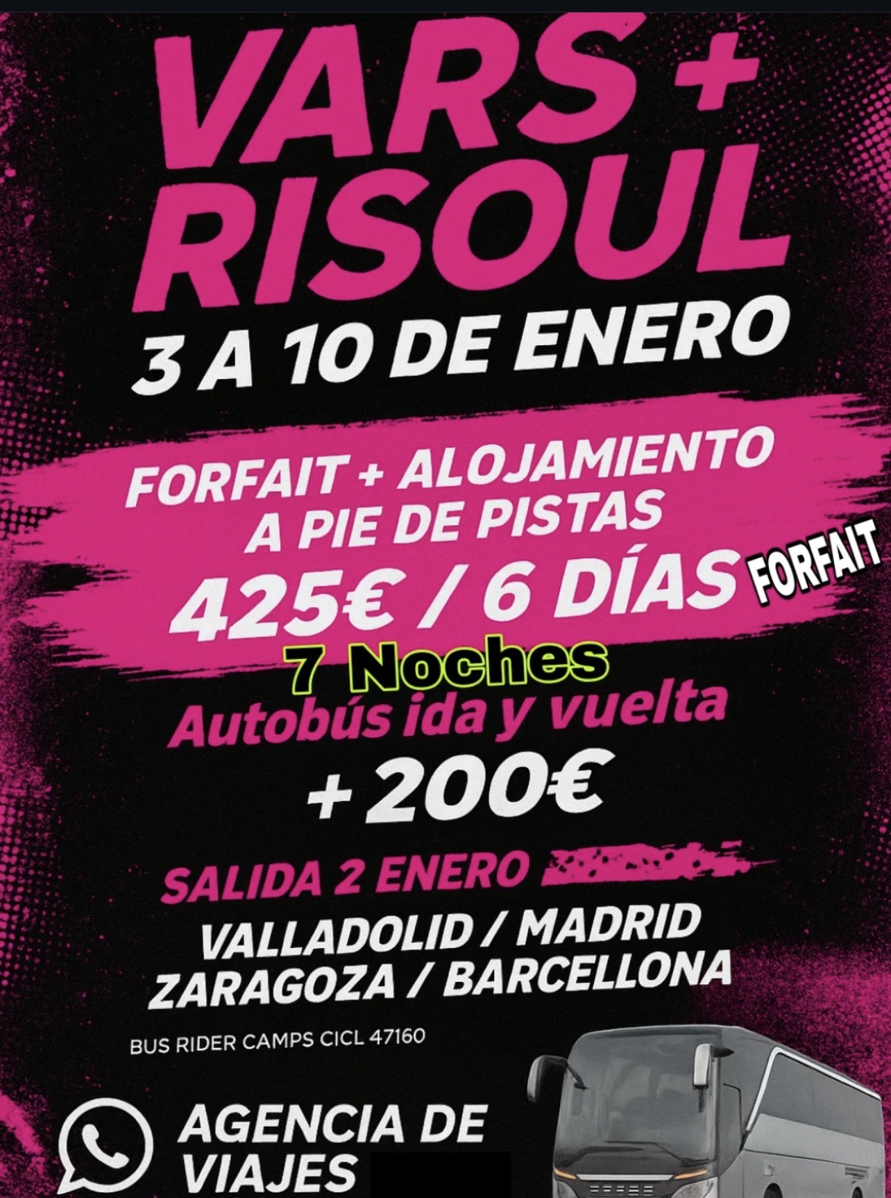 viaje vars risoul brc camps
