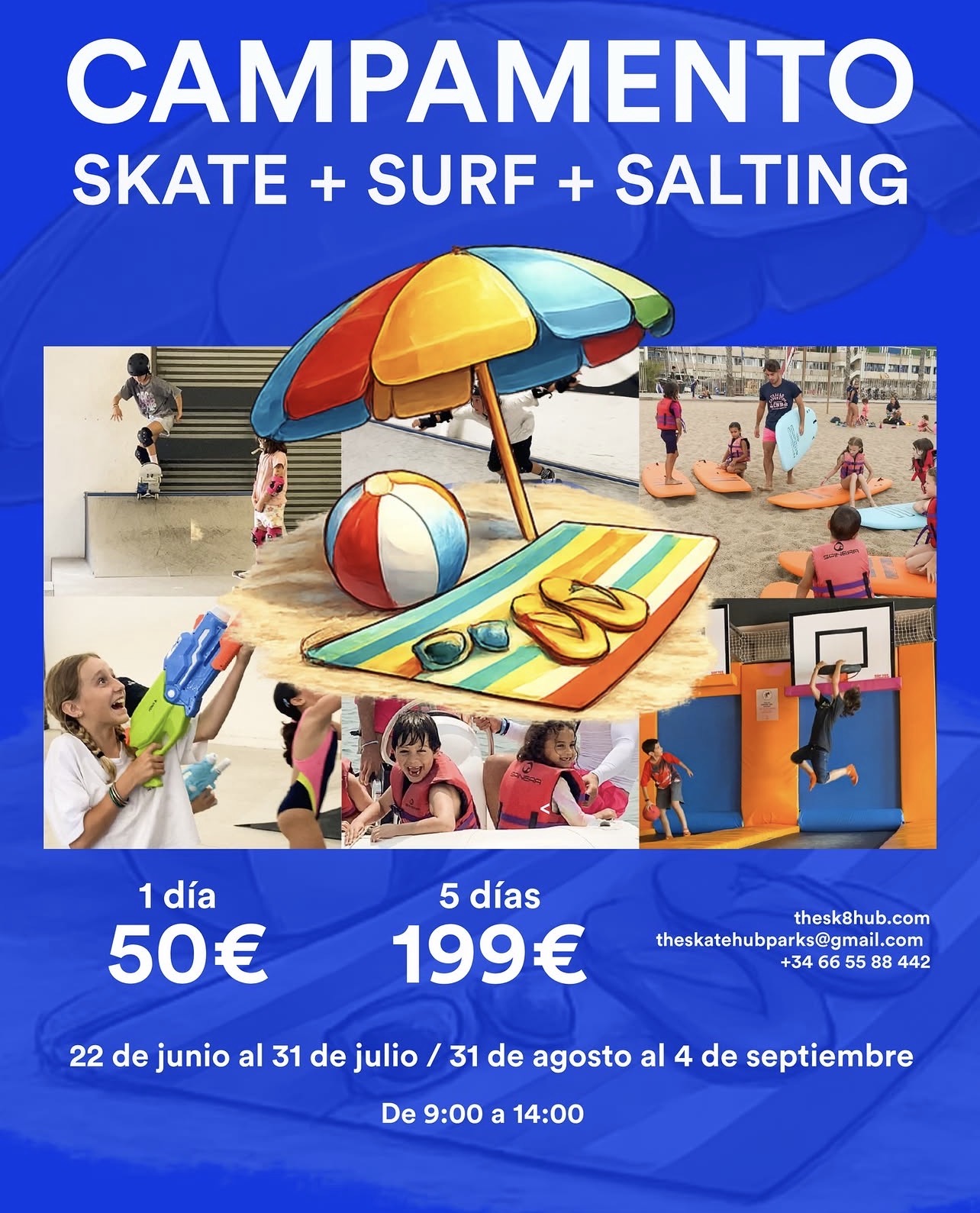 campamento skate surf barcelona