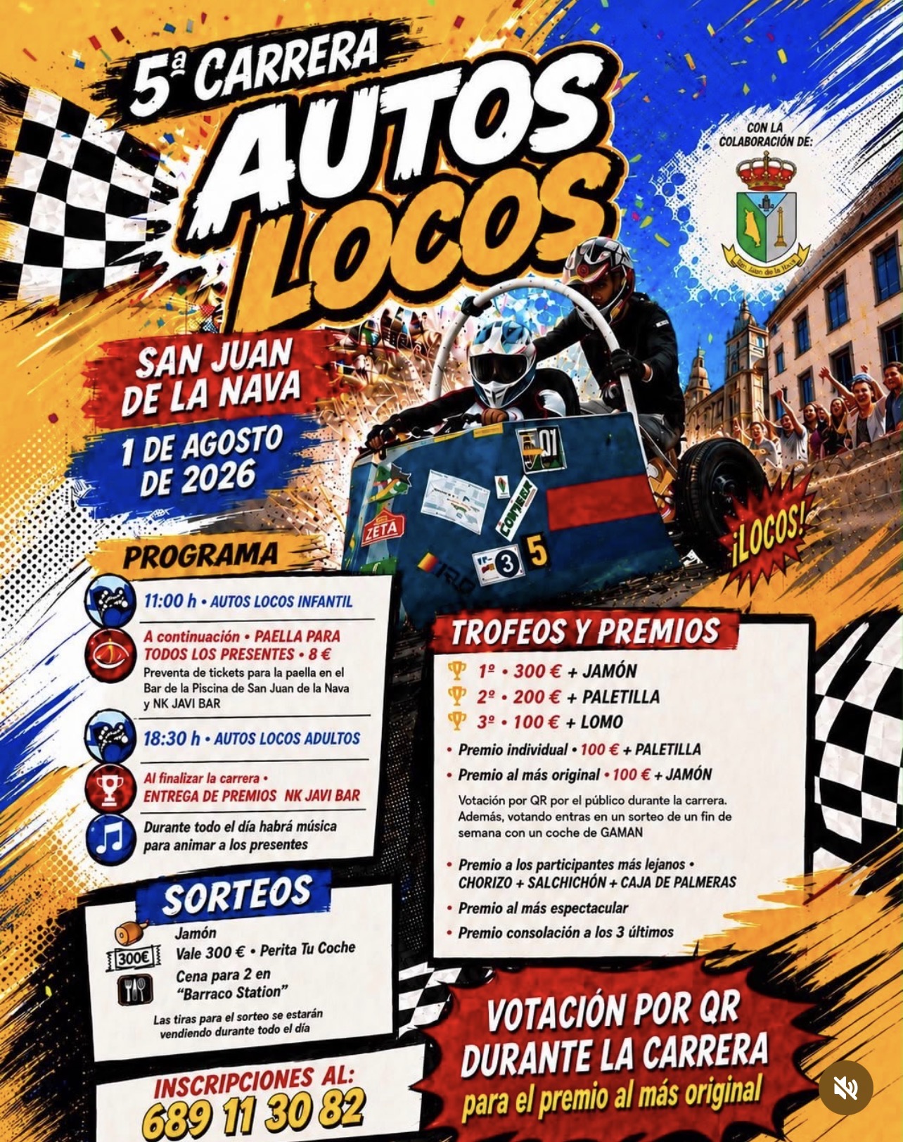 carrera autos locos