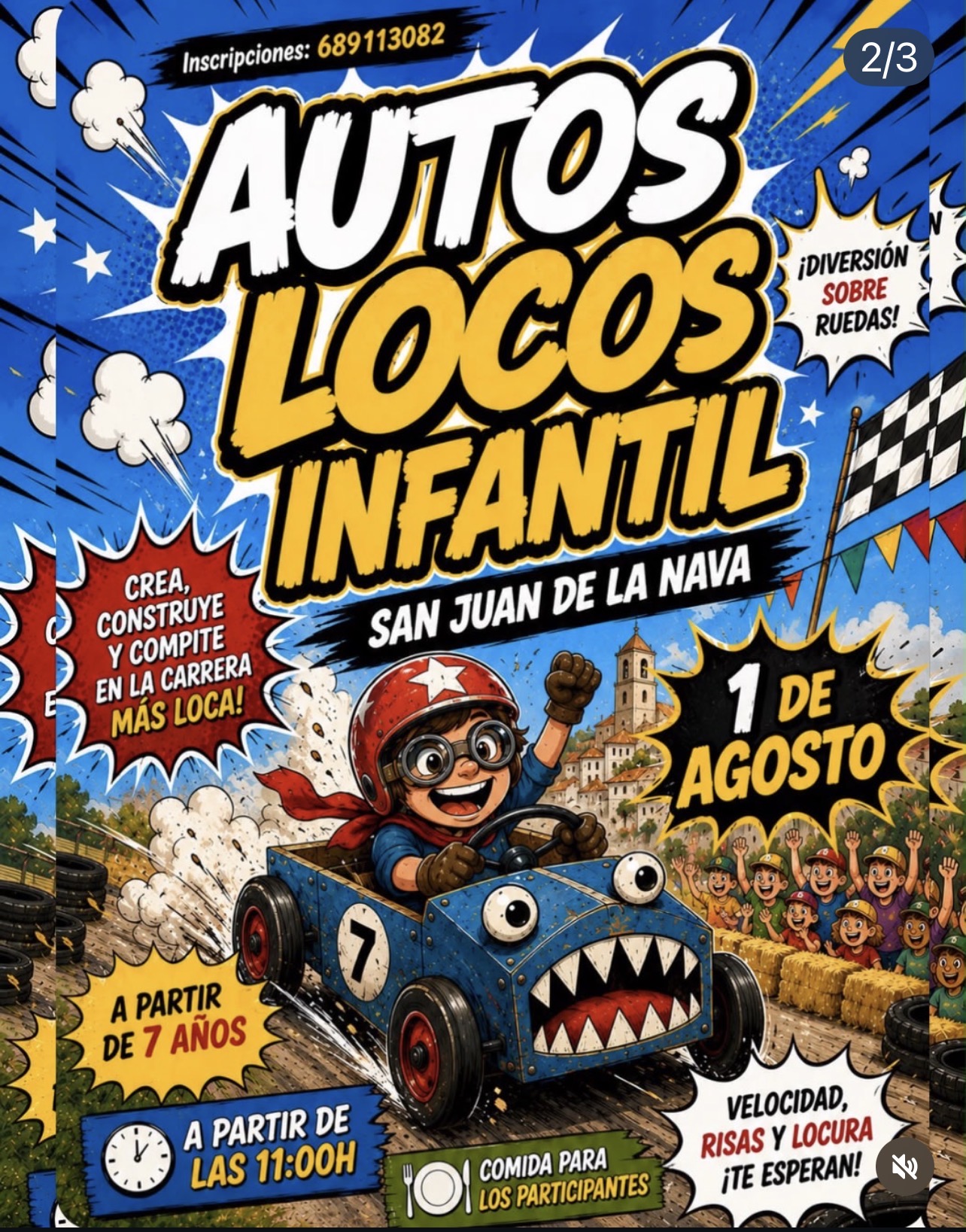 carrera autos locos