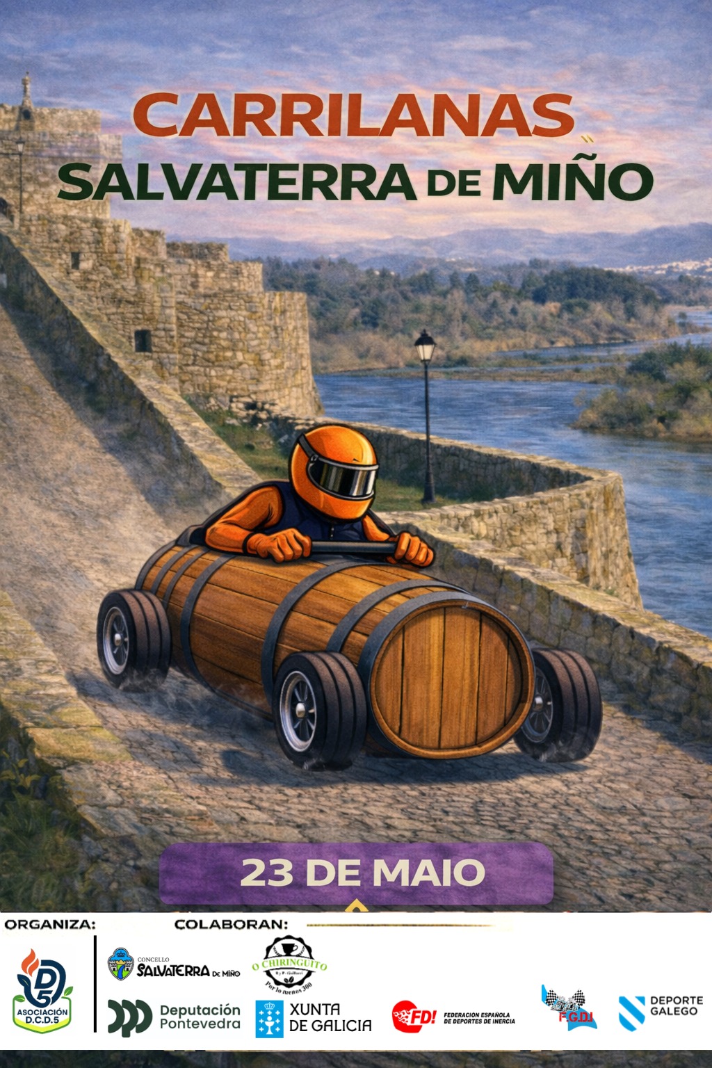 descenso carrilanas salvaterra de Miño