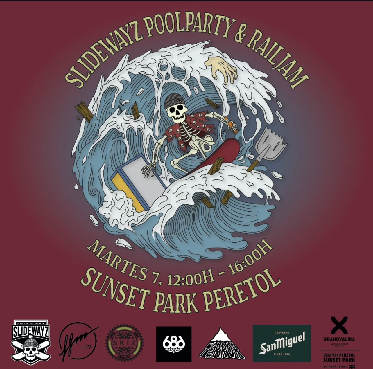 slidewayz pool party and rail jam